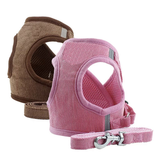 Reflective Pet Dog Vest Harness And Lead Set